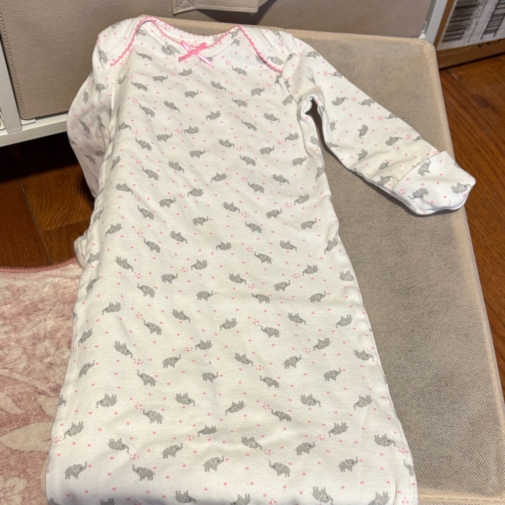 Cute Sleep Sacks with open bottoms and mittens.